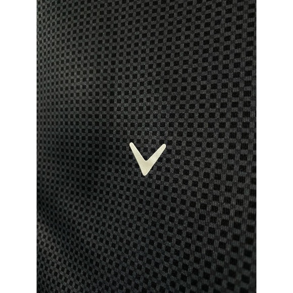 Men’s Callaway Opti-dri Black Polo Golf Shirt Size Medium Large - Picture 10 of 10